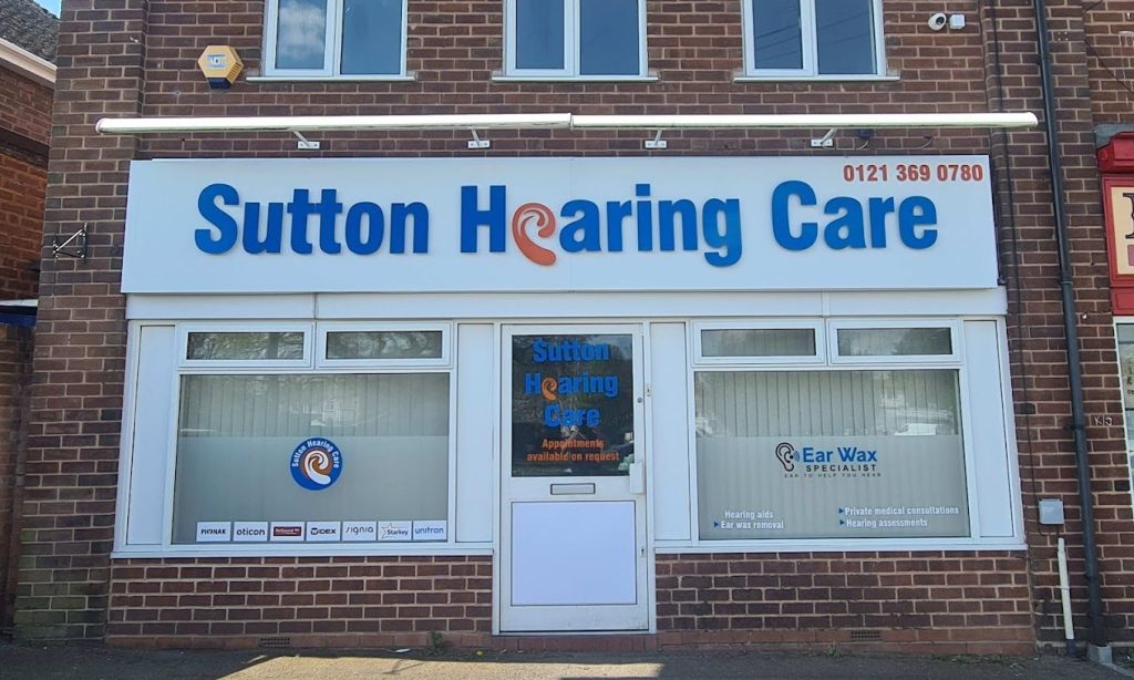 Hearing aid fitting at our Birmingham hearing centre