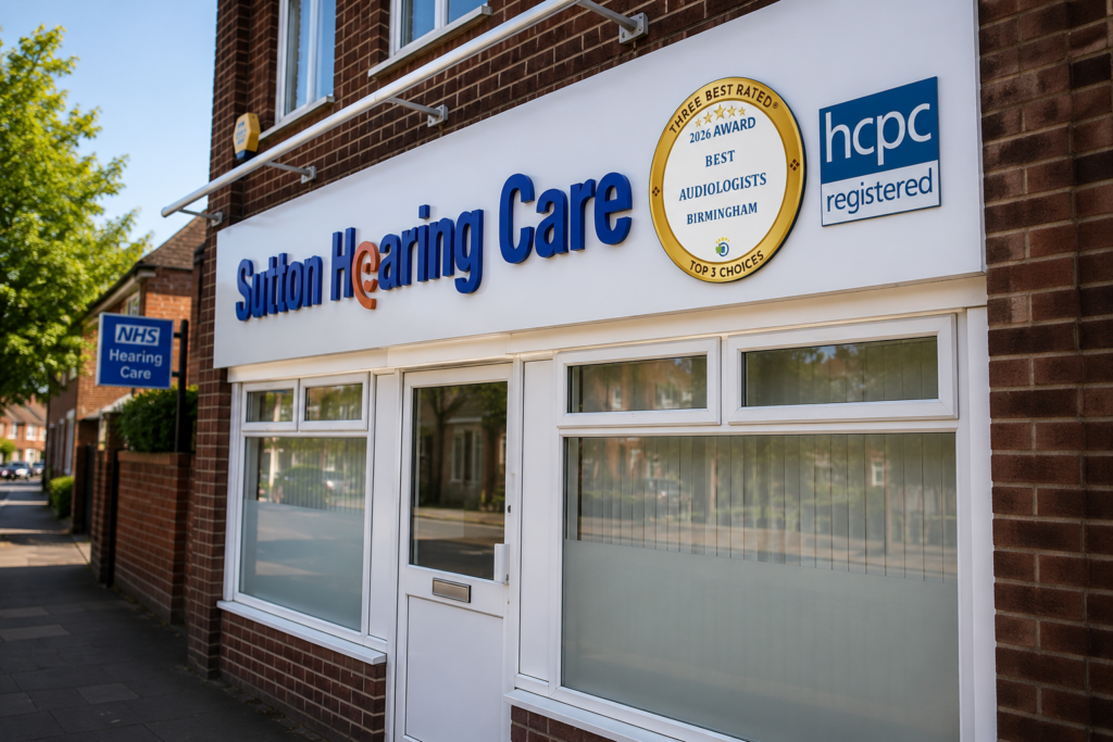 Exterior building of the Ear Wax removal in Sutton Hearing Care Clinic.