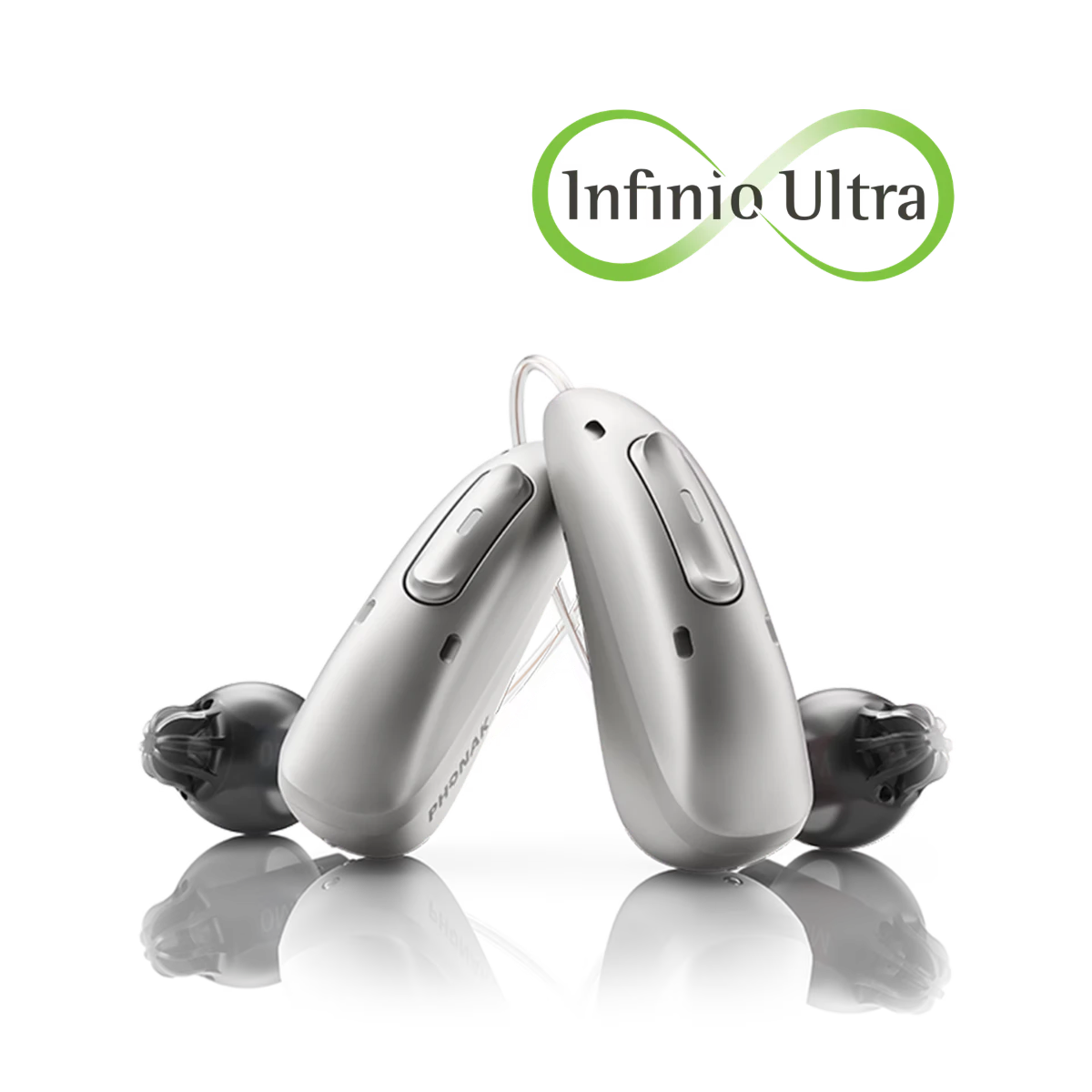 Pair of Phonak Audéo Infinio receiver-in-canal hearing aids